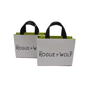 Customizable White Low Price Paper Bag with Handle