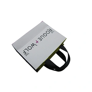 Customizable White Low Price Paper Bag with Handle
