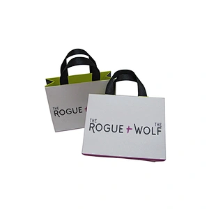 Customizable White Low Price Paper Bag with Handle